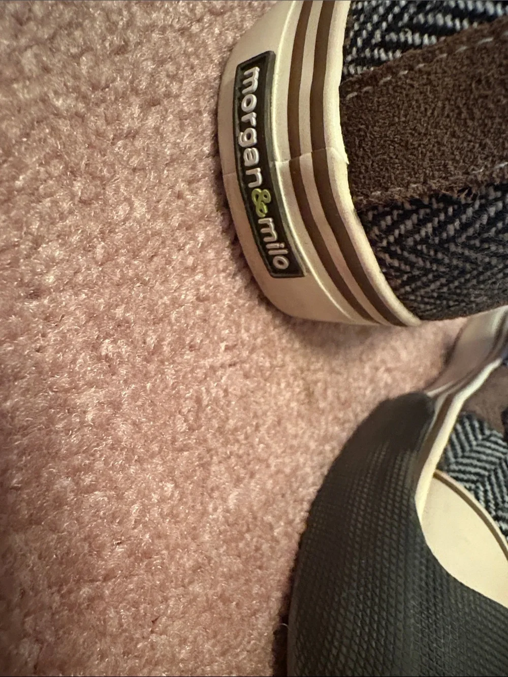 Morgan & Milo Brown, Cream & Black Girls' Mary Jane Shoes